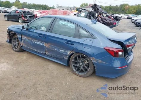 2025 Honda Civic Hybrid Sport/Sport Touring from USA, damaged, VIN 2HGFE4F89SH311281